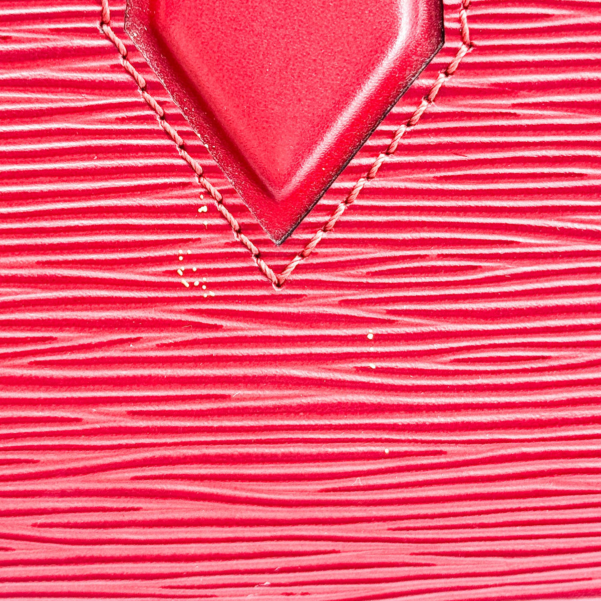 Louis Vuitton Jasmin Epi Leather, Red, Leather, Handbag