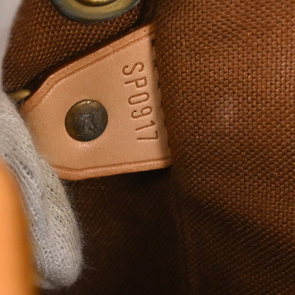 Louis Vuitton Vintage Montsouris Monogram Canvas, Brown, Canvas, Backpack