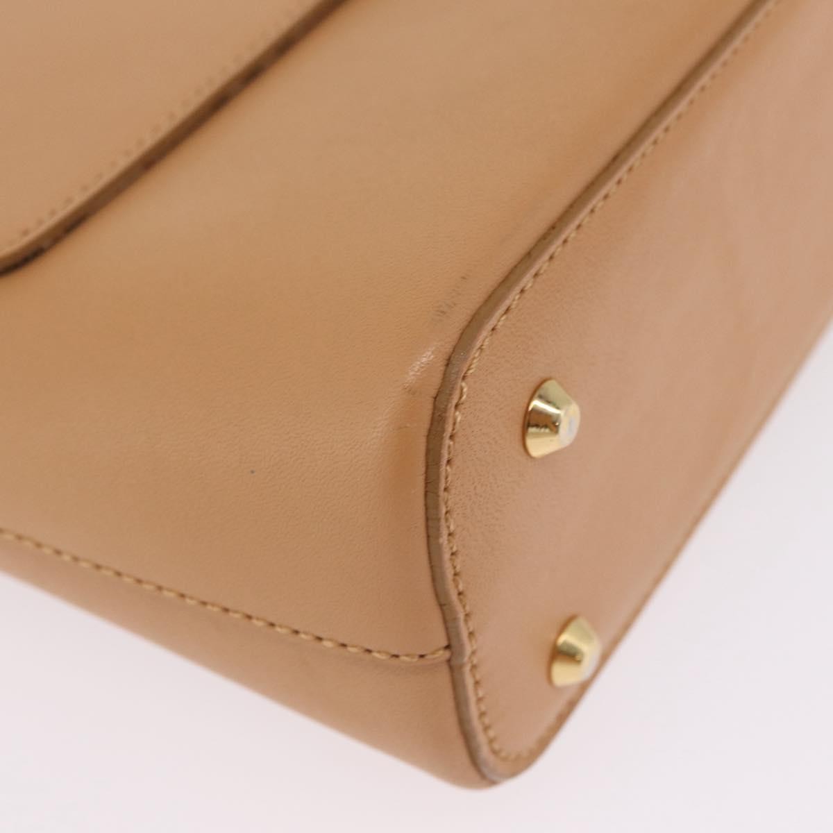 Burberry Shoulder Bag Leather, Beige, Leather, Shoulder Bag