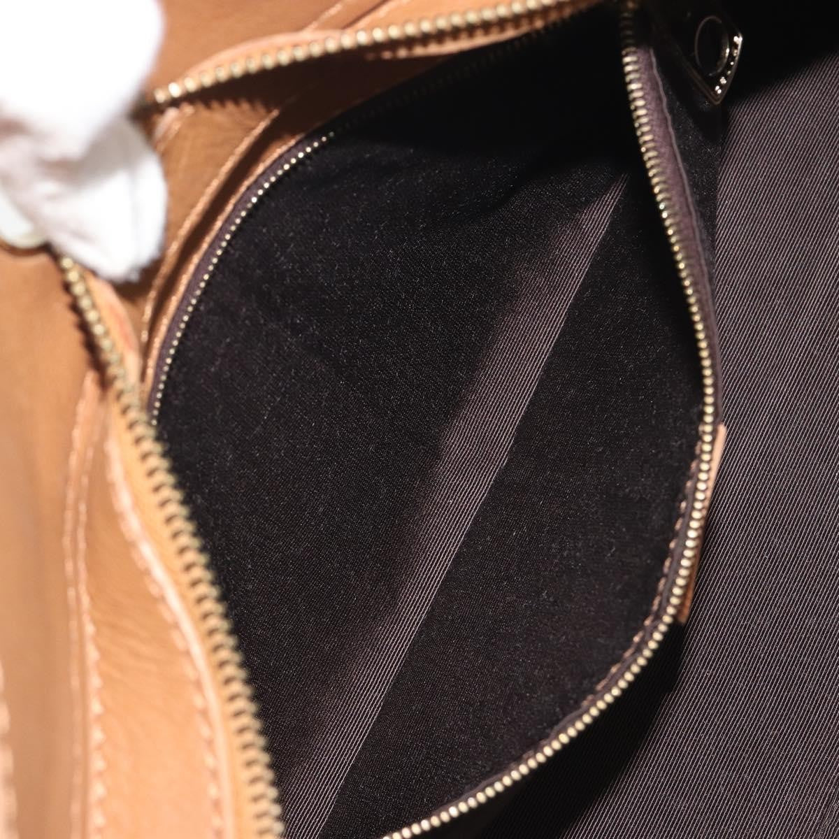 Celine Vintage Leather, Brown, Leather, Handbag