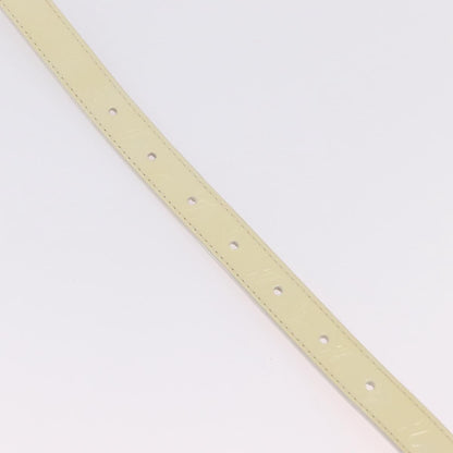 Louis Vuitton Vernis Belt LV Monogram Vernis, Beige, Patent Leather, Belt