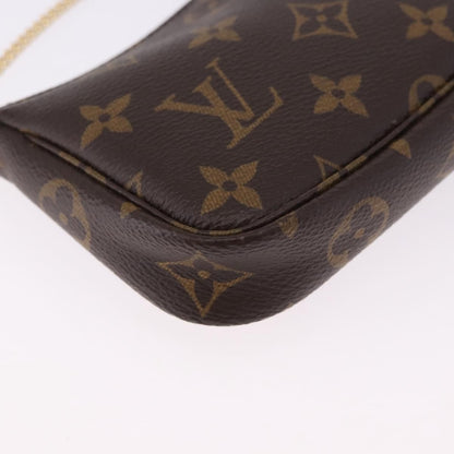 Louis Vuitton Mini pochette accessoires Canvas, Brown, Canvas, Clutch