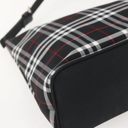 Burberry Nova Check Nylon, Black, Nylon, Handbag
