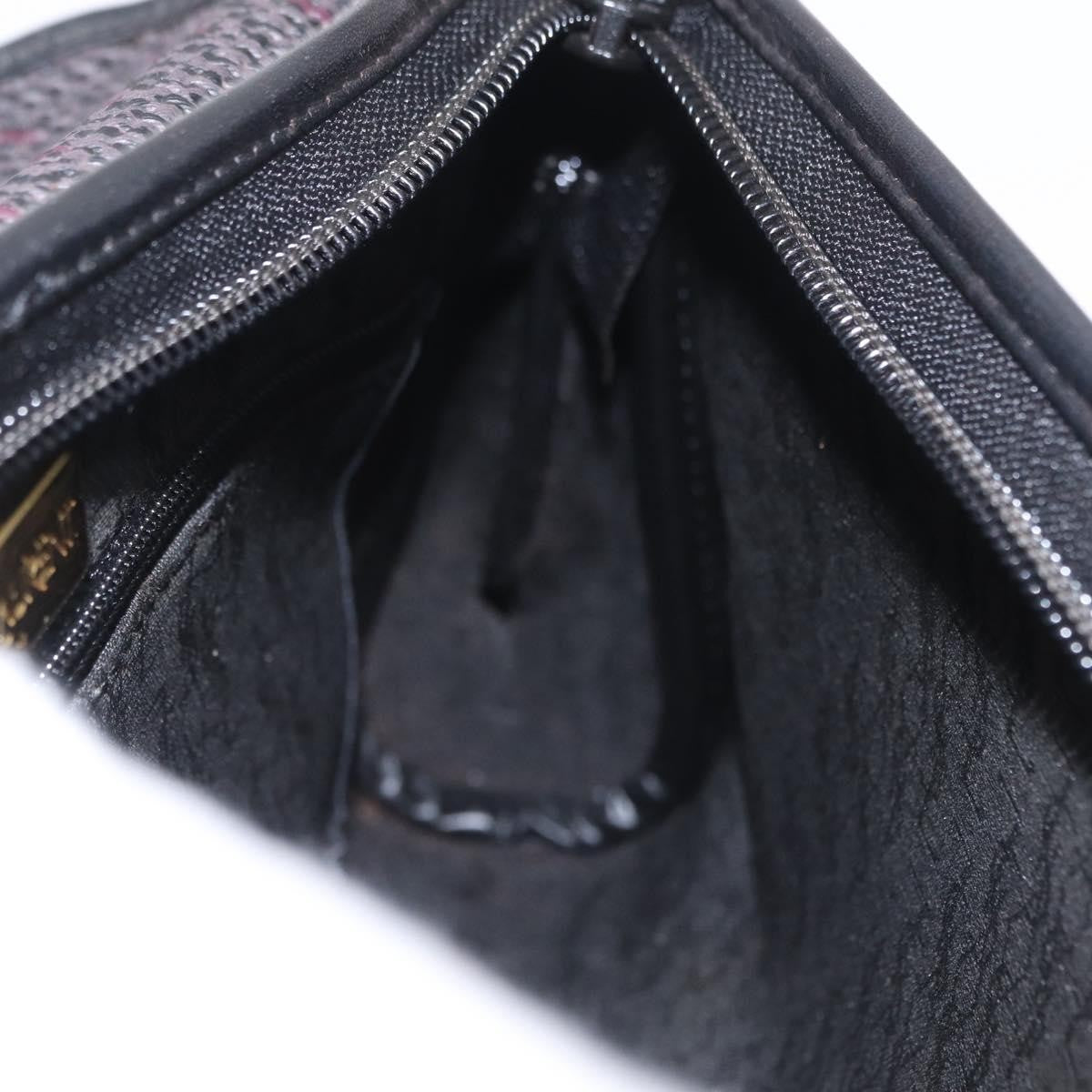 Saint Laurent Vintage Clutch Canvas, Gray, Canvas, Clutch