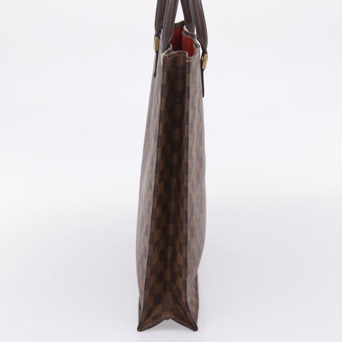 Louis Vuitton Venice Sac Plat Damier, Brown, Canvas, Tote Bag