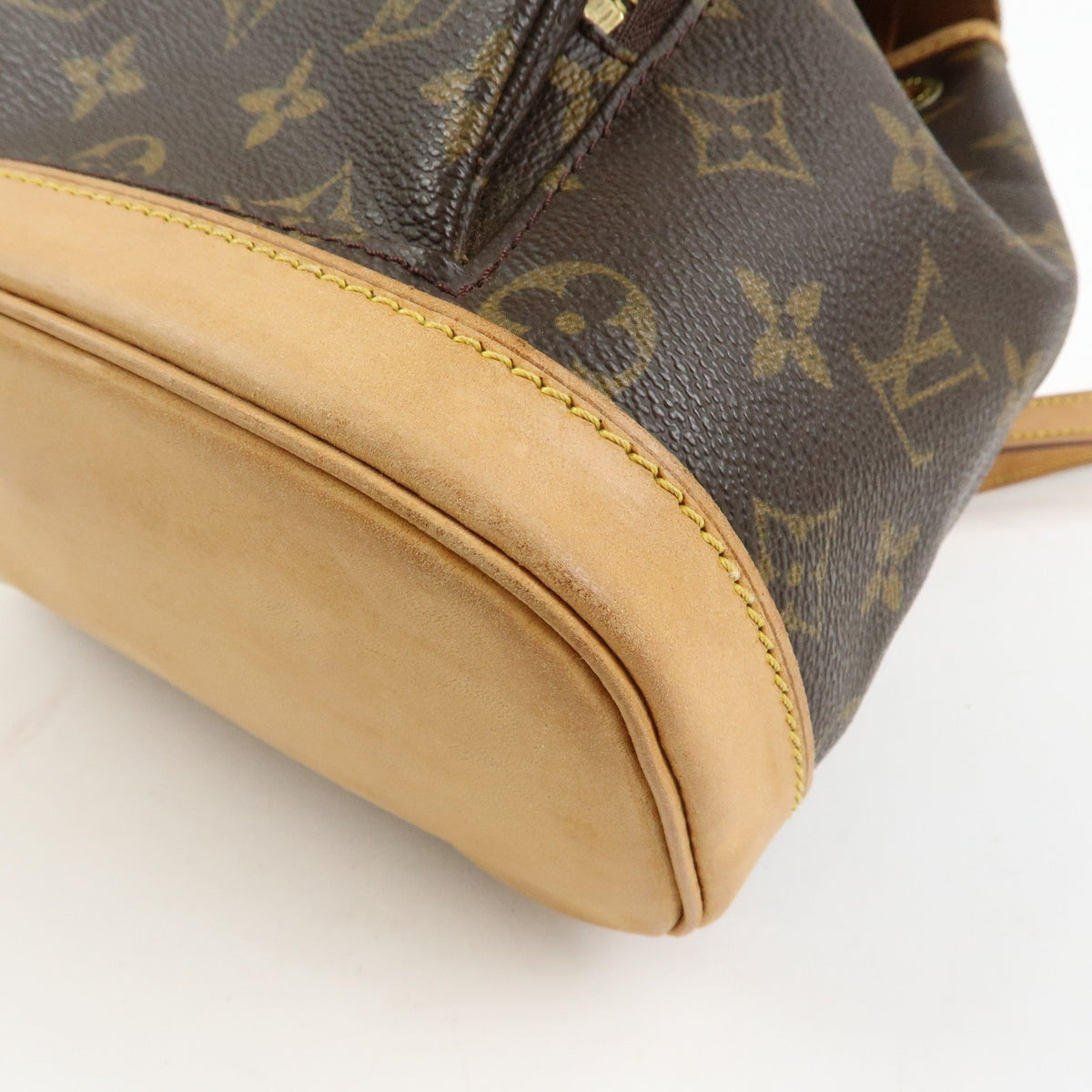 Louis Vuitton Vintage Montsouris Monogram Canvas, Brown, Canvas, Backpack