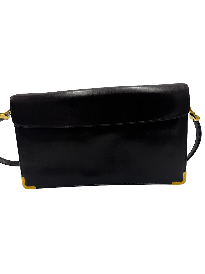 Christian Dior 30 Montaigne Clutch Patent leather, BROWN, PATENT_LEATHER, Shoulder bag