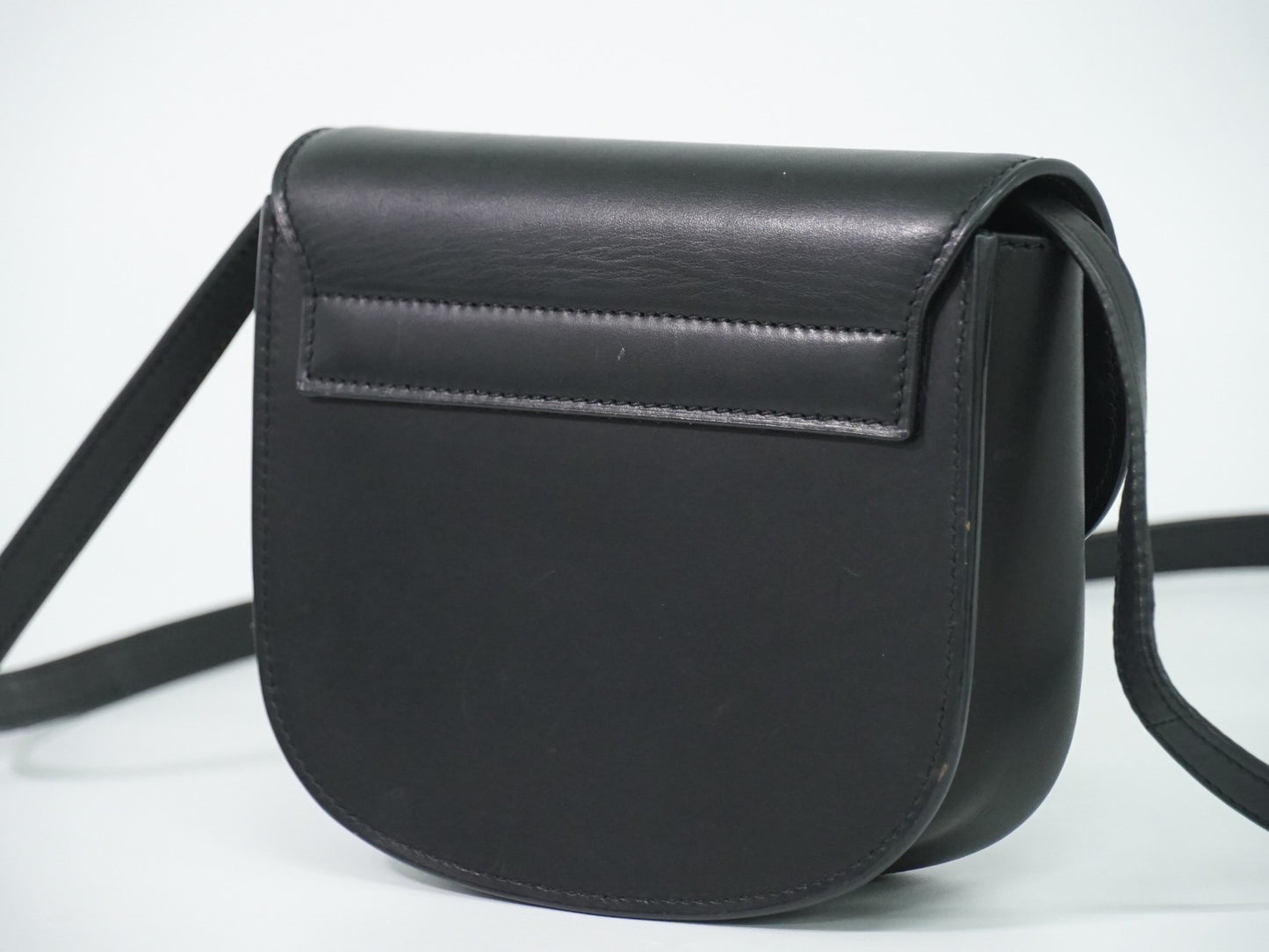 Saint Laurent Kaia Leather, Black, Leather, Shoulder Bag