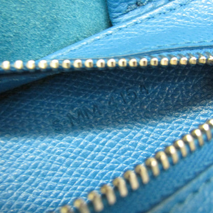 Celine Vertical Cabas All Over Logo Print Leather, Blue, Leather, Tote Bag