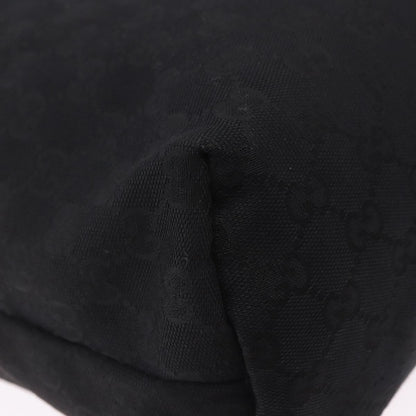 Gucci Front Pocket Web Messenger GG Canvas, Black, Canvas, Crossbody Bag