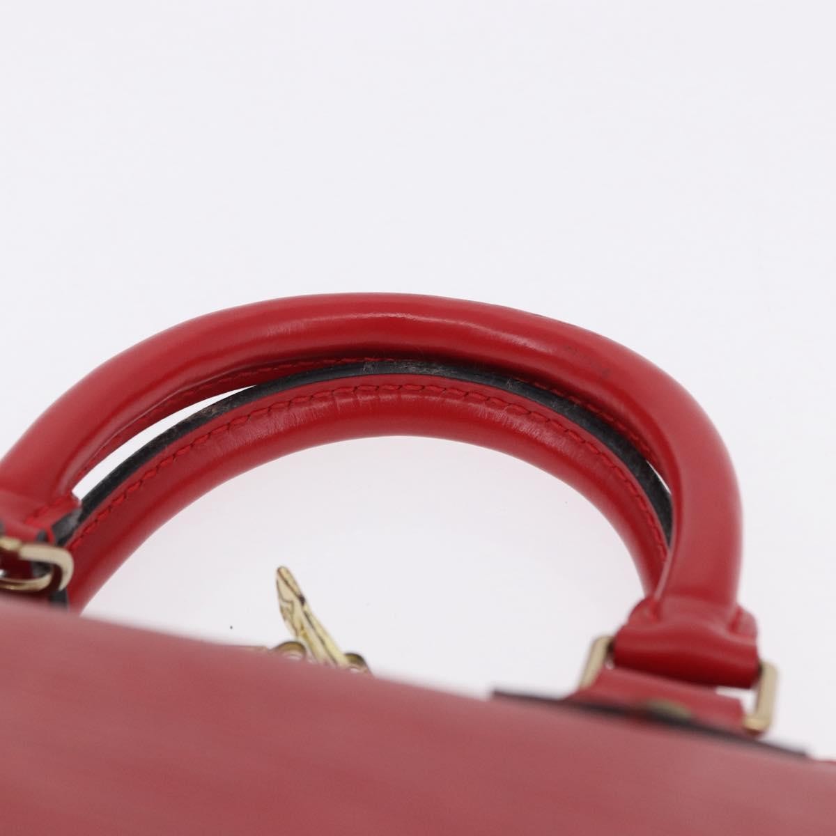 Louis Vuitton Alma Epi Leather, Red, Leather, Handbag