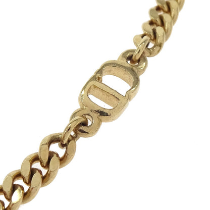Christian Dior CD Chain Link Metal, Gold, Gold Plated, Necklace