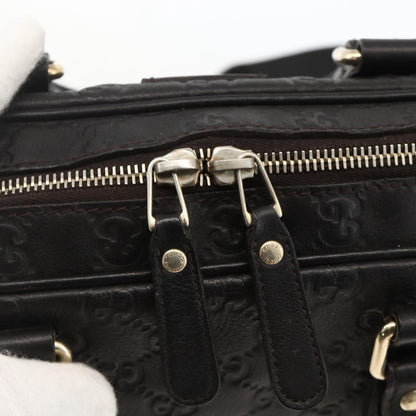 Gucci Convertible Guccissima Leather, Black, Leather, Briefcase