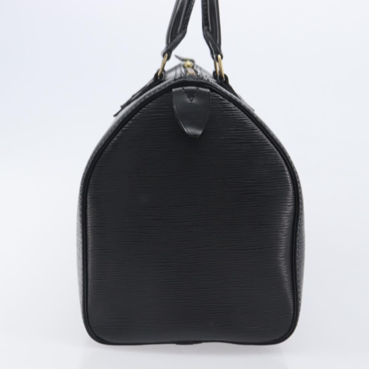 Louis Vuitton Speedy Epi Leather, Black, Leather, Handbag