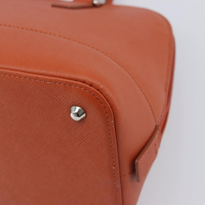 Burberry Handbag Leather, Orange, Leather, Handbag