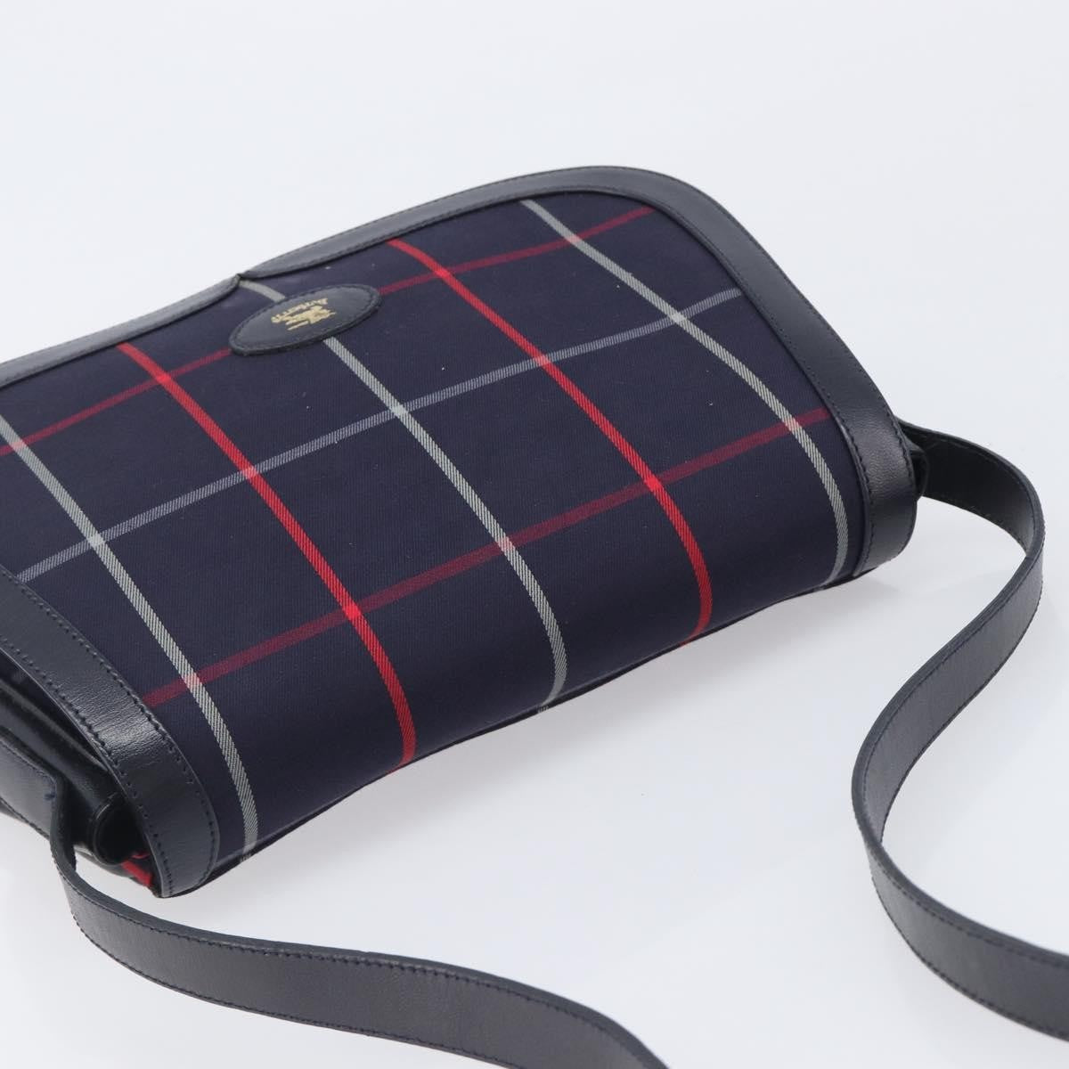 Burberry Nova Check Shoulder Bag Canvas, Navy, Canvas, Shoulder Bag