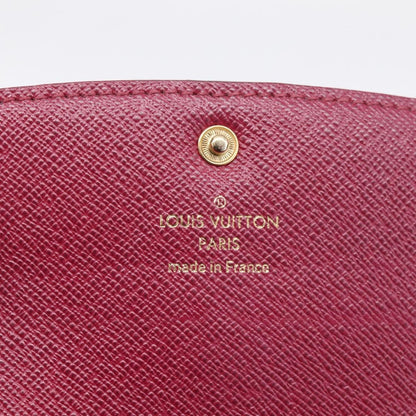 Louis Vuitton Emilie Monogram Canvas, Brown, Canvas, Wallet