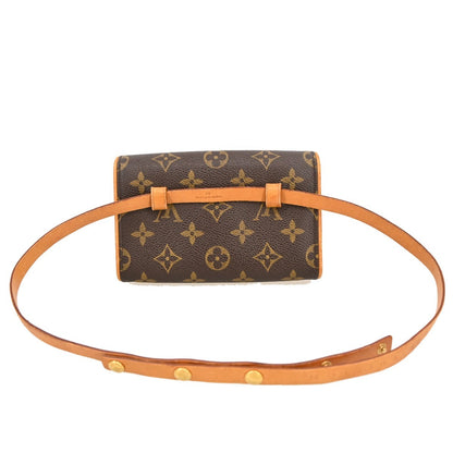 Louis Vuitton Florentine Monogram, Brown, Canvas, Clutch