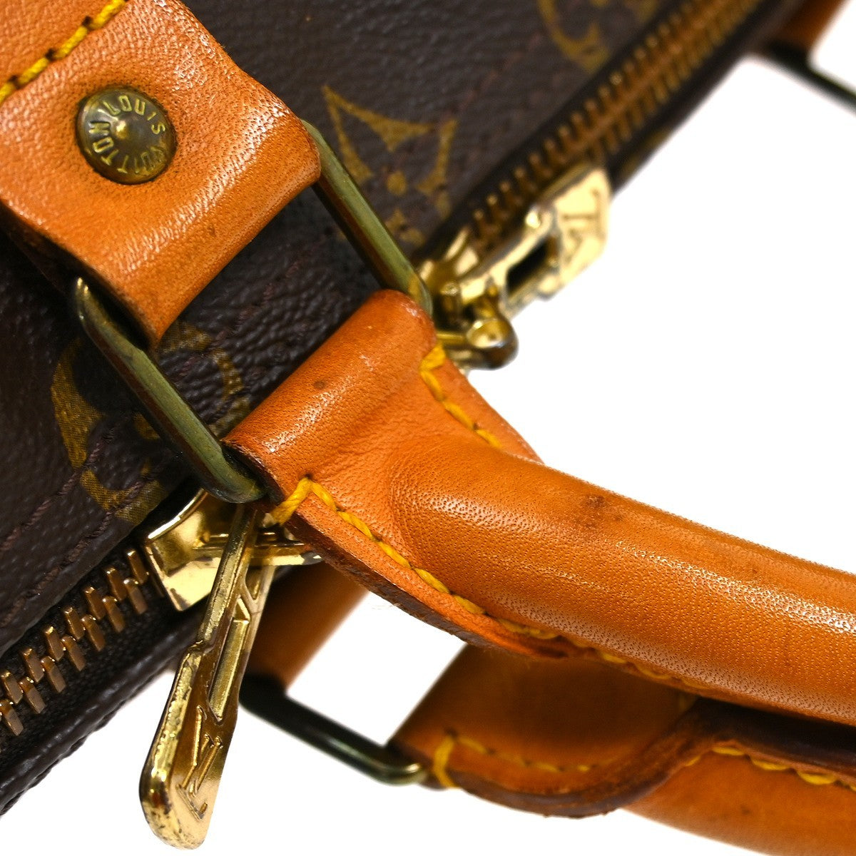 Louis Vuitton Keepall Monogram, Brown, Canvas, Travel Bag