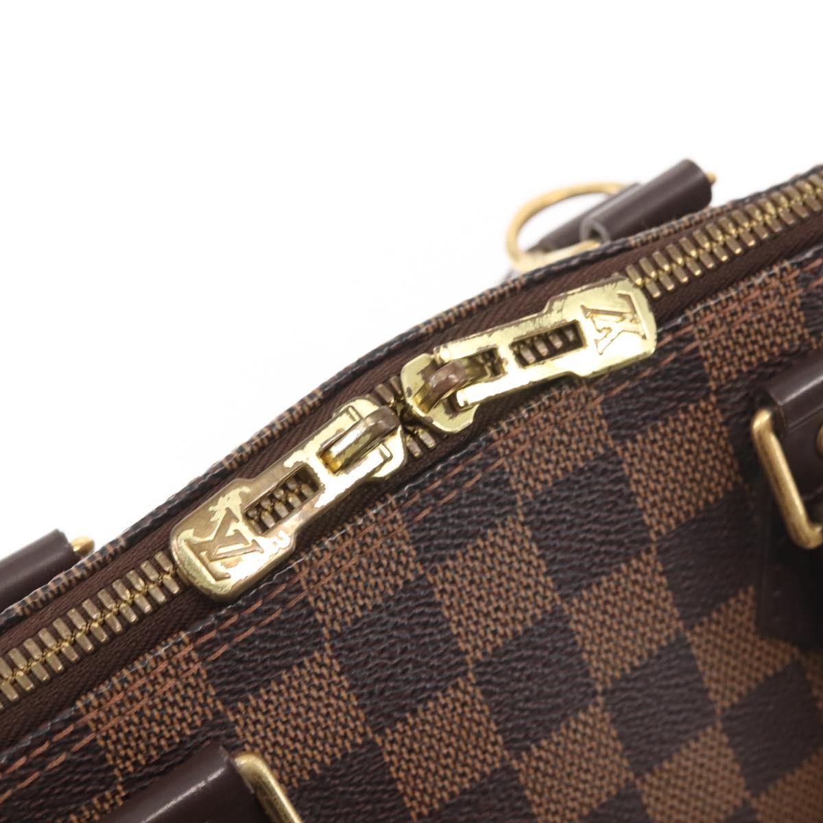 Louis Vuitton Alma Handbag Damier, BROWN, CANVAS, Handbag