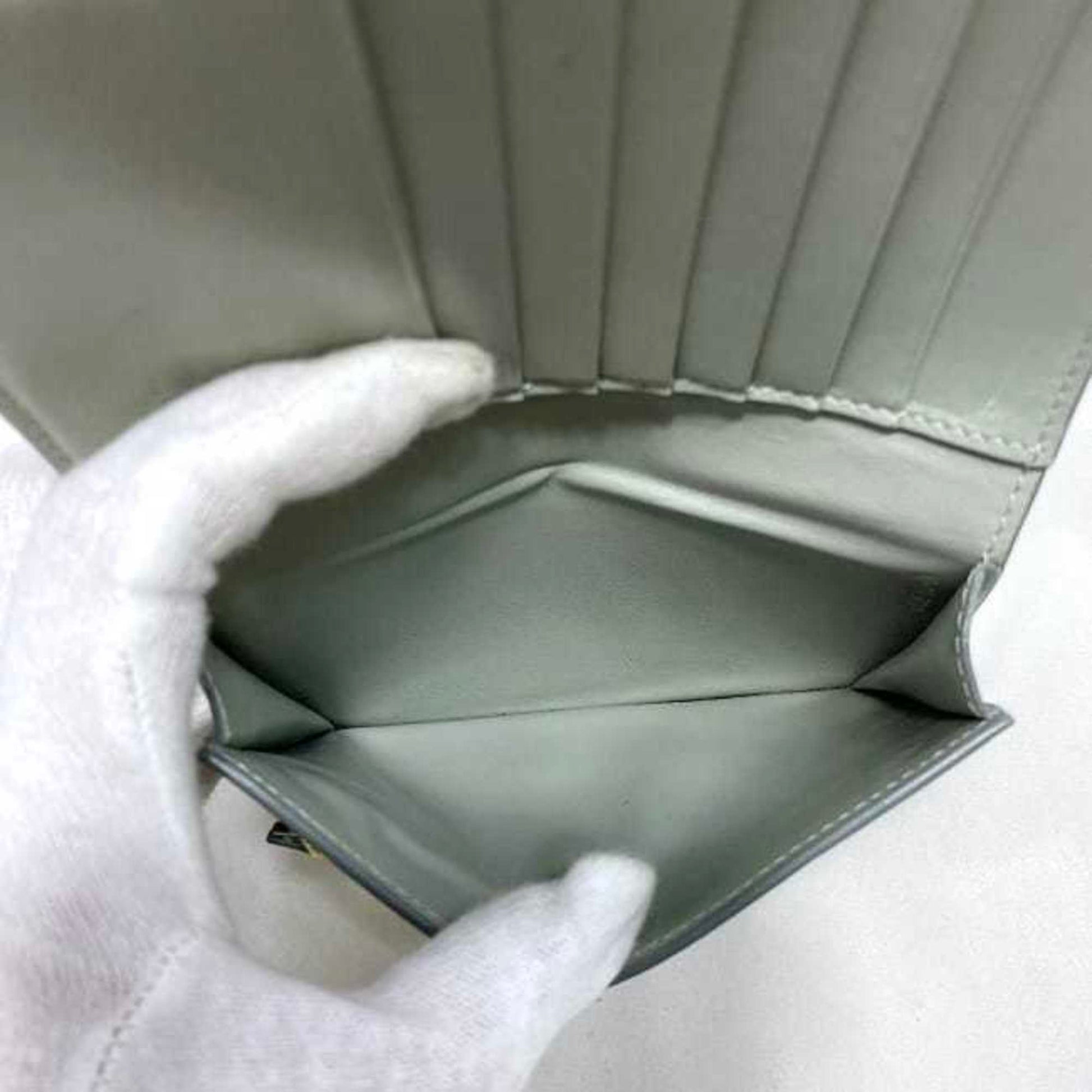 Céline, Grey, Leather, wallet