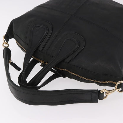 Givenchy Nightingale Satchel Leather, Black, Leather, Handbag