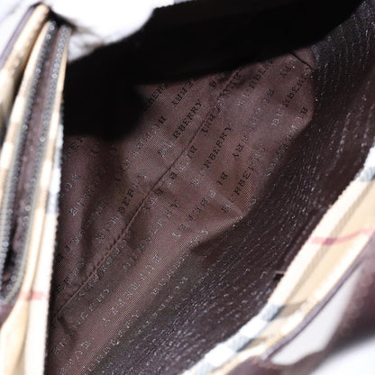 Burberry Vintage Vintage Check Coated Canvas, Beige, Canvas, Tote Bag