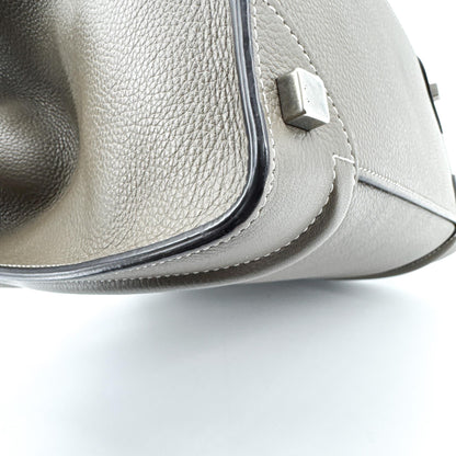 Celine Luggage Grainy Leather, Brown, Leather, Handbag