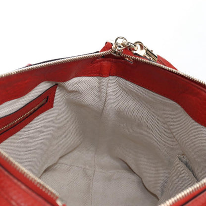 Gucci Soho Convertible Soft Top Handle Leather, Orange, Leather, Handbag