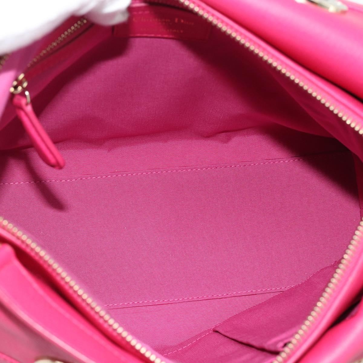 Christian Dior Granville Satchel Leather, Pink, Leather, Handbag