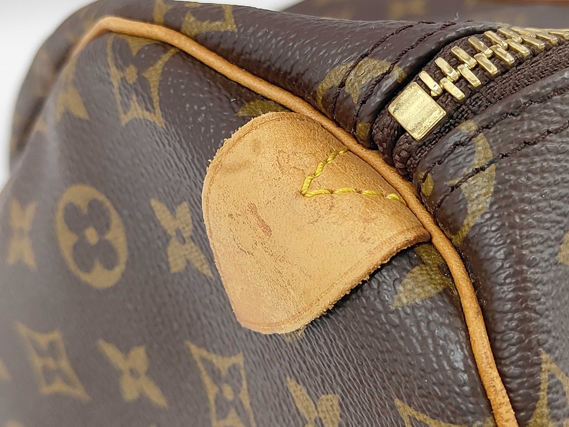 Louis Vuitton Keepall Monogram, Brown, Canvas, Travel Bag
