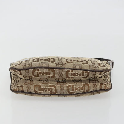 Gucci Vintage Top Handle Canvas, Beige, Canvas, Handbag