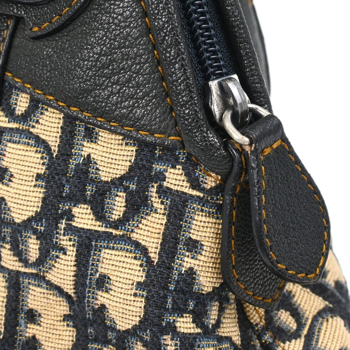 Christian Dior Vintage CD Satchel Diorissimo Canvas, Beige, Canvas, Handbag