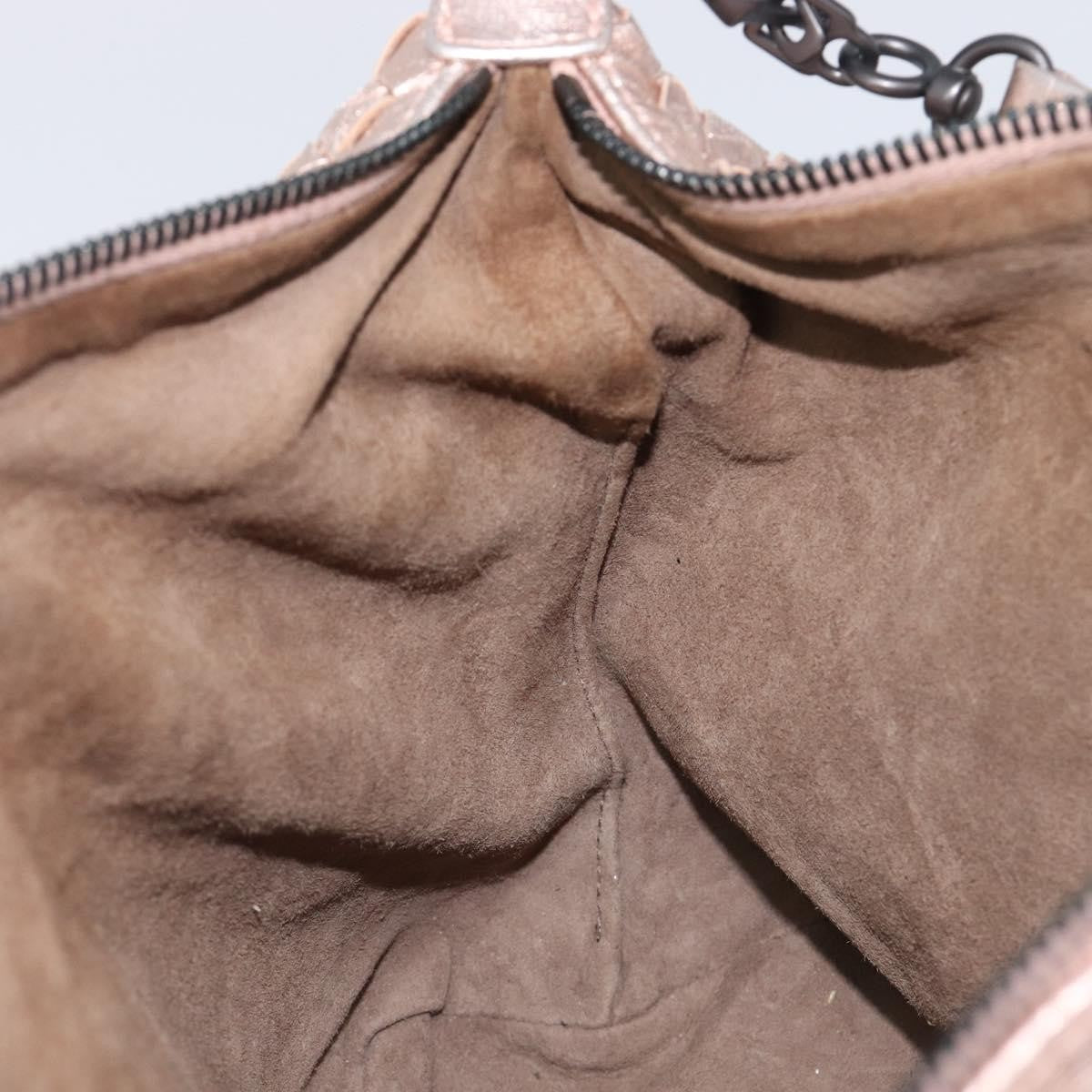 Bottega Veneta Zip Hobo Intrecciato Nappa, Pink, Leather, Shoulder Bag