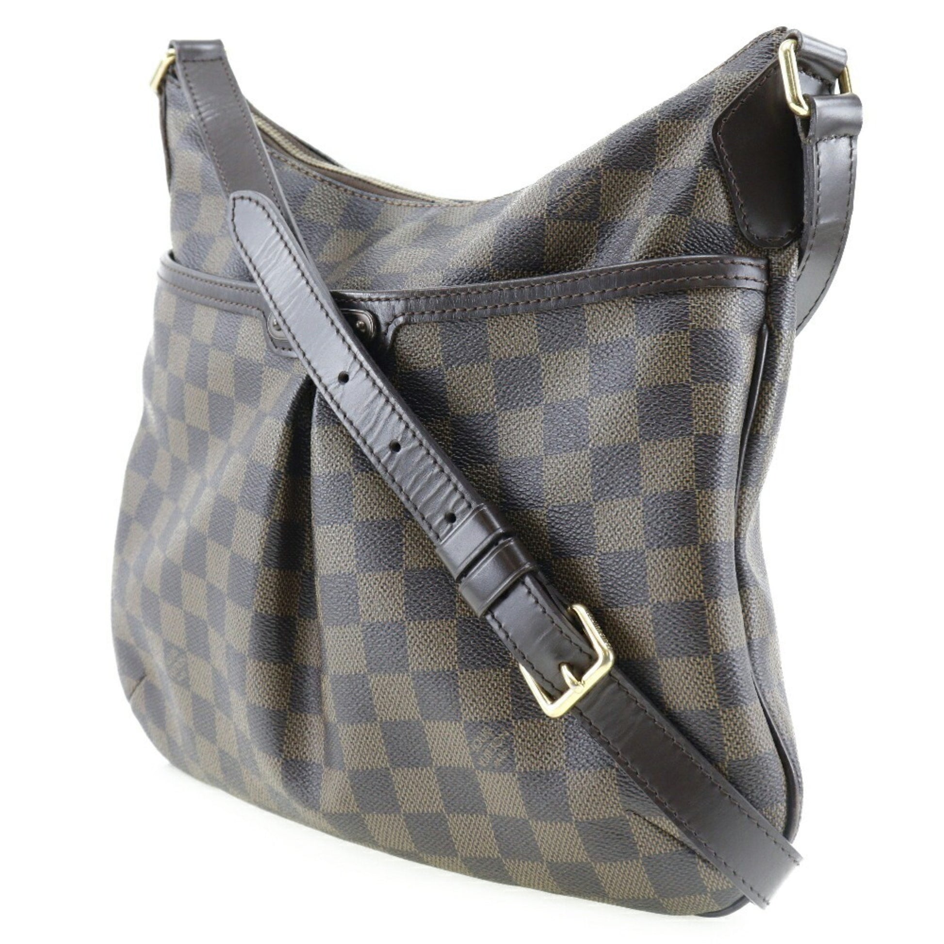 Louis Vuitton Bloomsbury, Brown, Canvas, shoulder