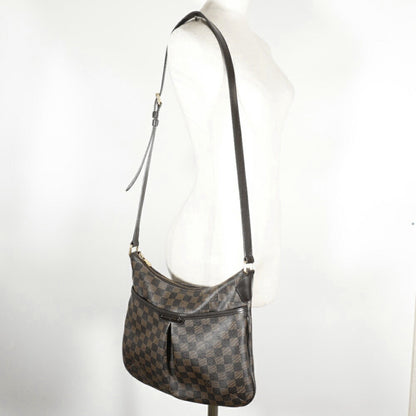 Louis Vuitton Bloomsbury, Brown, Canvas, shoulder