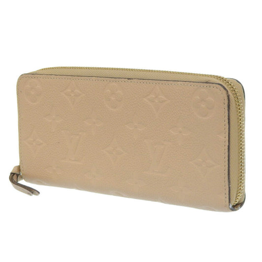 Louis Vuitton Portefeuille zippy, Beige, Canvas, wallet