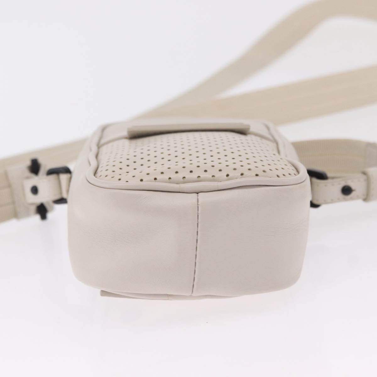 Bottega Veneta Shoulder Leather, White, Leather, Shoulder Bag