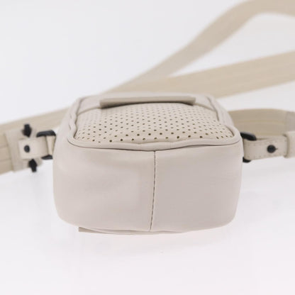 Bottega Veneta Shoulder Leather, White, Leather, Shoulder Bag