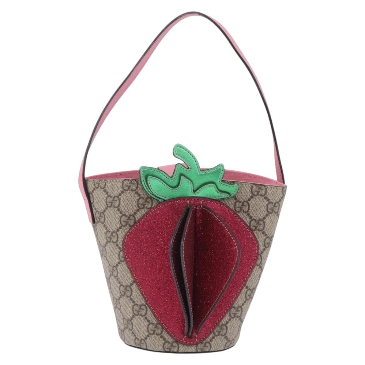 Gucci Children's Convertible GG Coated Canvas with Applique, Beige, Canvas, Tote Bag
