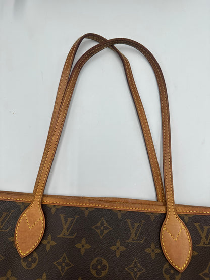 Louis Vuitton Neverfull NM Tote Monogram Canvas, Brown, Leather, Shoulder Bag