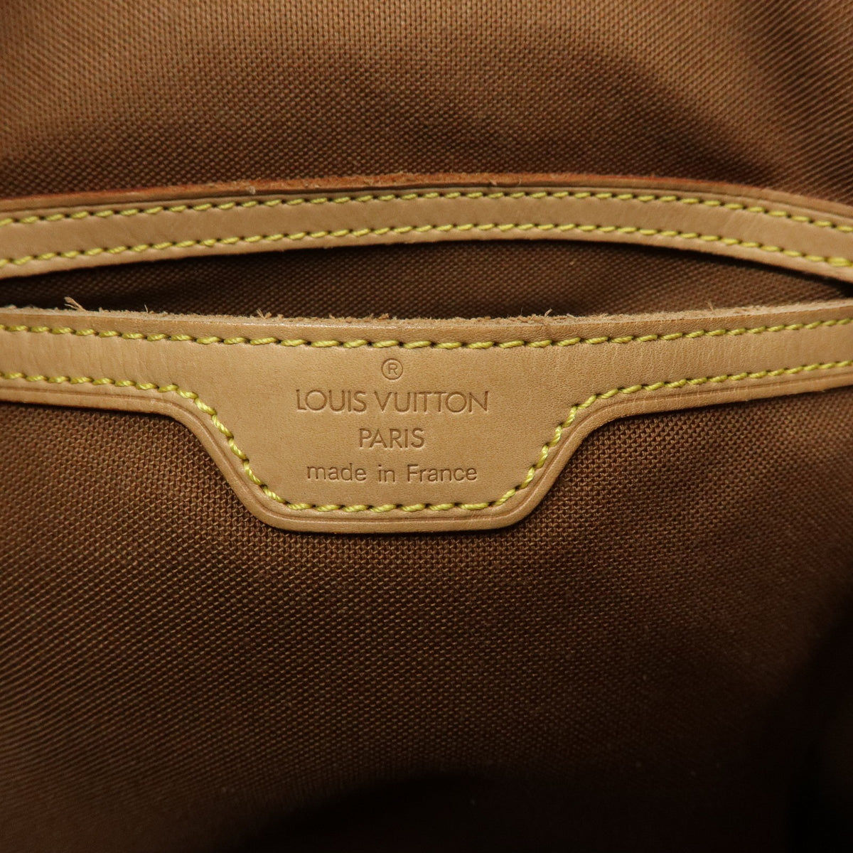 Louis Vuitton Vintage Montsouris Monogram Canvas, Brown, Canvas, Backpack