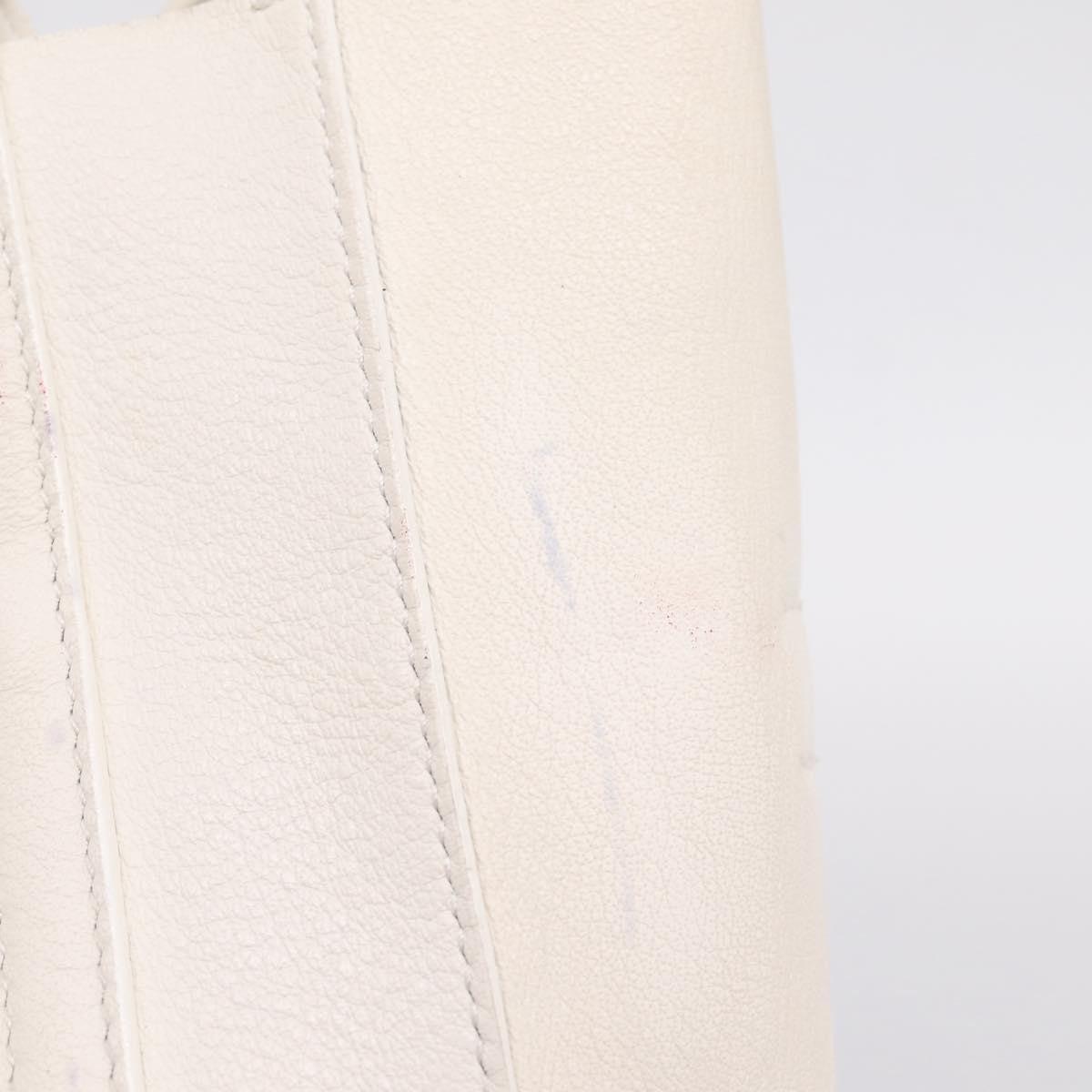 Balenciaga Everyday Leather, White, Leather, Tote Bag