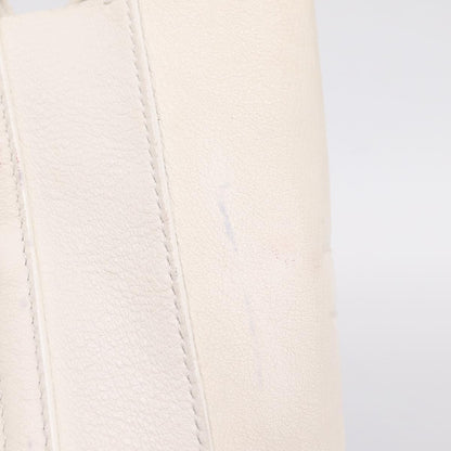 Balenciaga Everyday Leather, White, Leather, Tote Bag