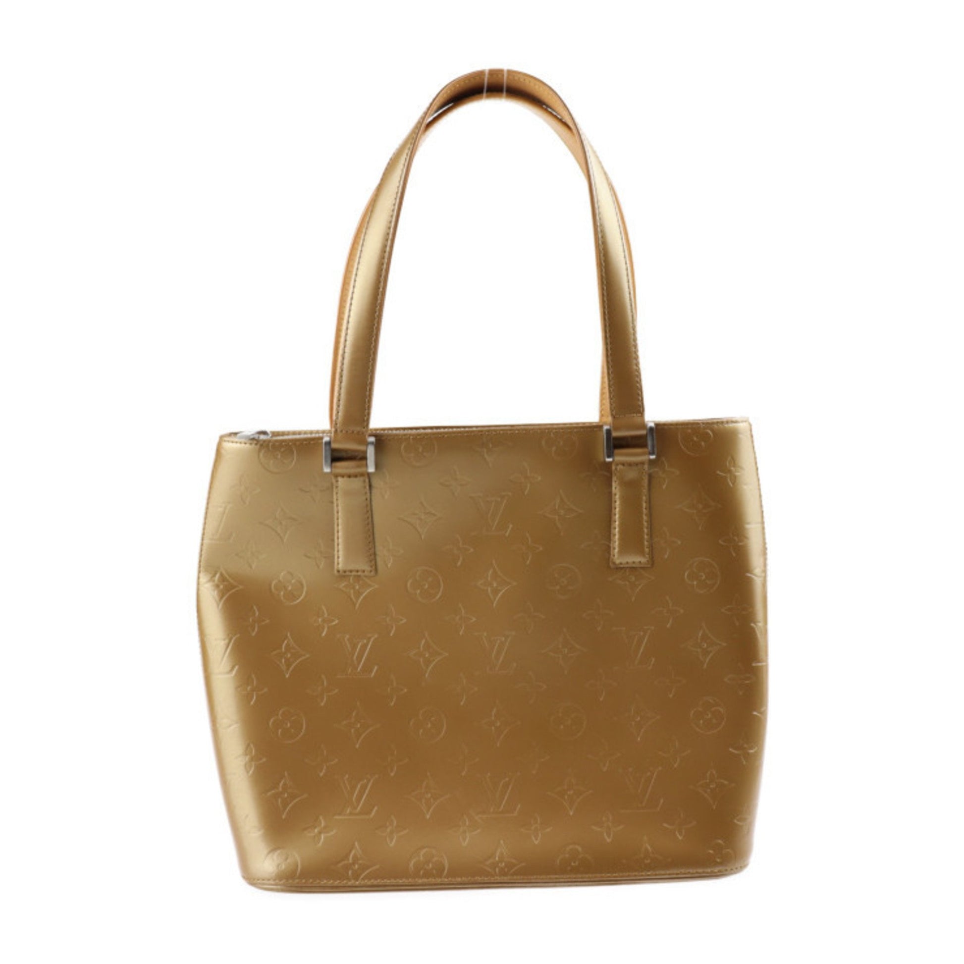 Louis Vuitton Stockton, Brown, Canvas, shoulder