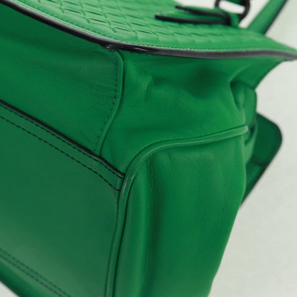 Bottega Veneta Intrecciato Leather, Green, Leather, Handbag
