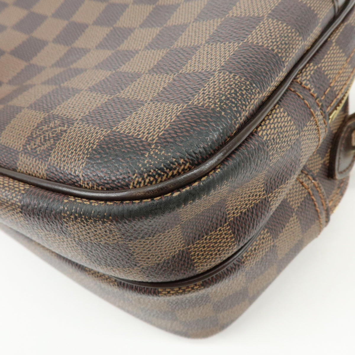 Louis Vuitton Reporter Damier, Brown, Canvas, Shoulder Bag