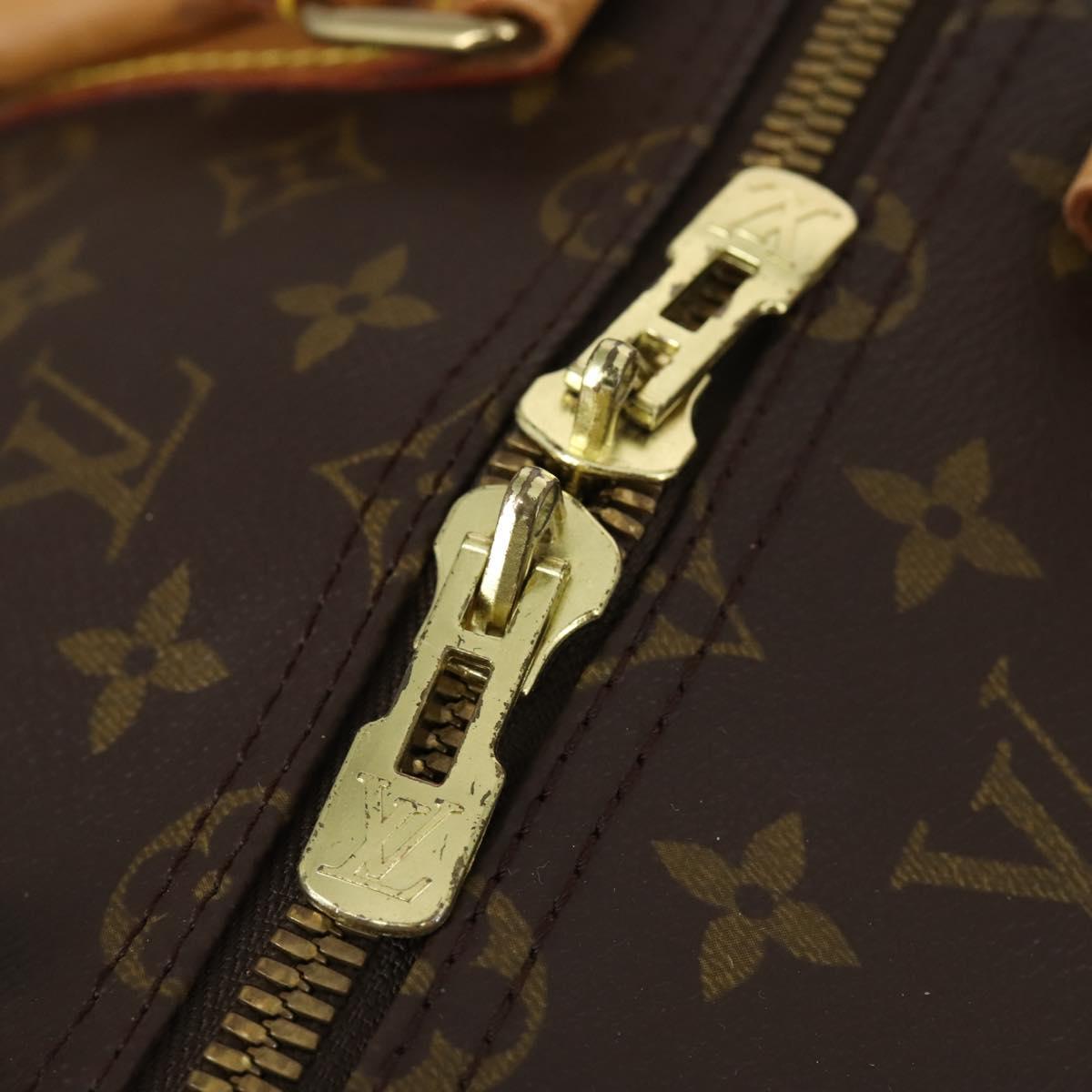 Louis Vuitton Keepall Bag Monogram Canvas, BROWN, CANVAS, Travel bag