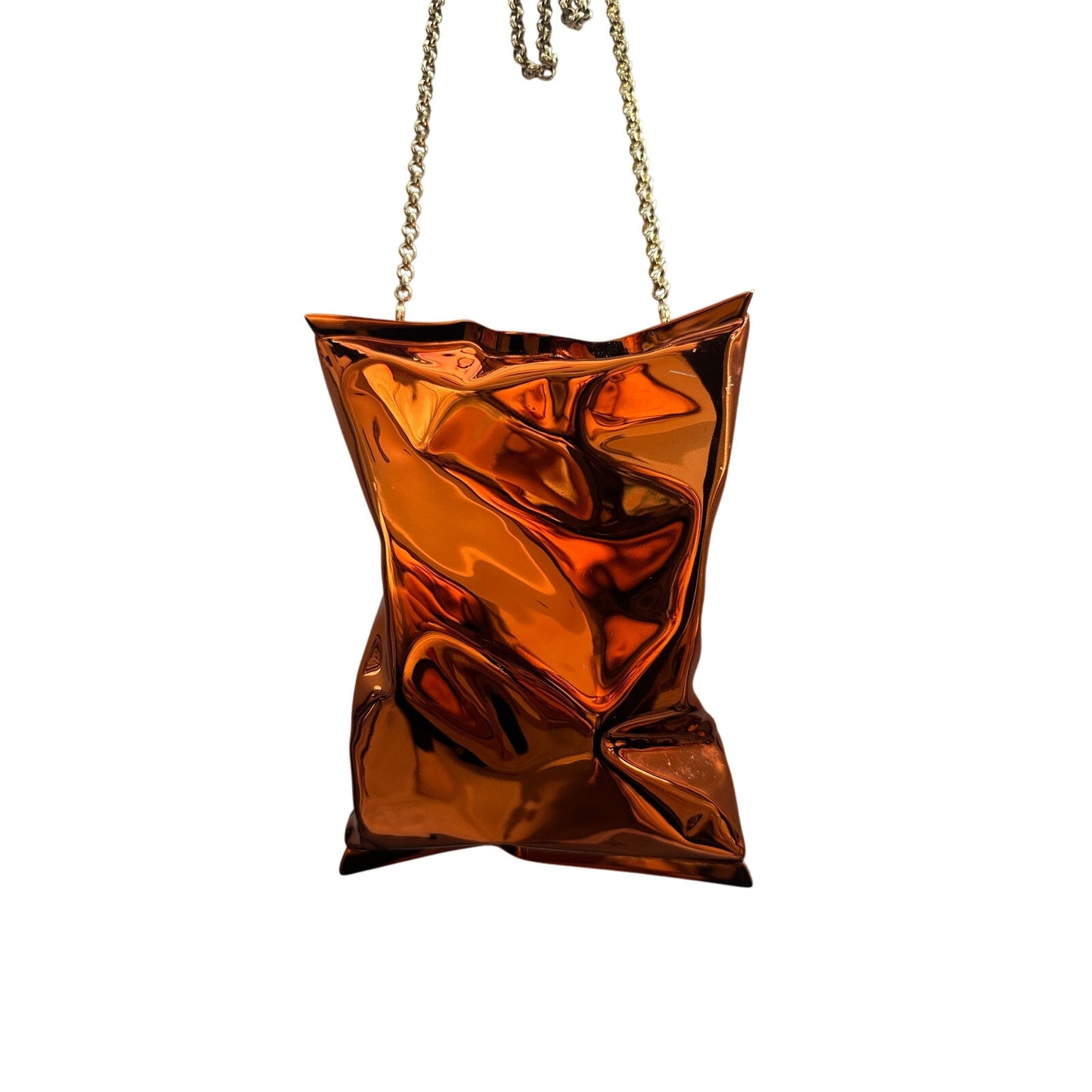 ANYA HINDMARCH Crisp Packet Metal Clutch