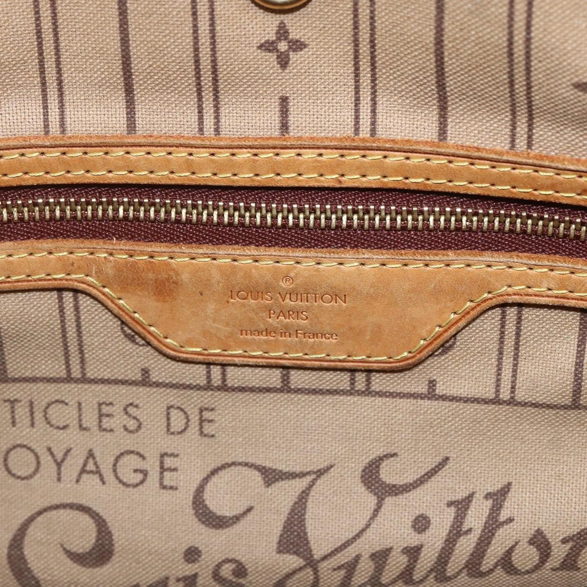 Louis Vuitton Neverfull Monogram Canvas, Brown, Canvas, Tote Bag